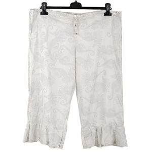 Ondade Mar Pants Women size 28 White